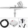 Airbrush Compressor Kit Dual Action Spray Air Brush Set Tattoo