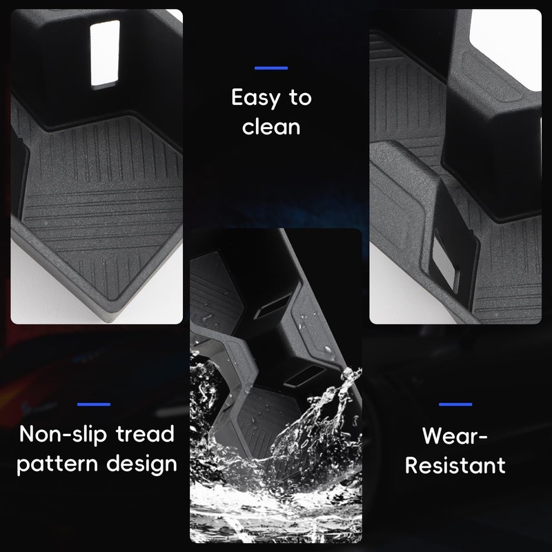 Auovo Cup Holder Insert for 2025 Toyota 4Runner Accessories Non-Slip