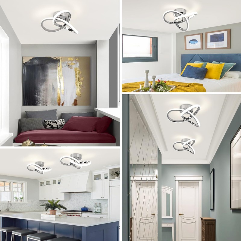 CANEOE Hallway Ceiling Light Modern Led Ceiling Light Fixtures,4500K Daylight