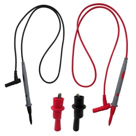Multimeter Test Leads for Fluke Meter Electrical Alligator Clip Probes Widely Used for Measuring Current, Voltage, and Resistance, Continuity, Transistor, Diode Testing