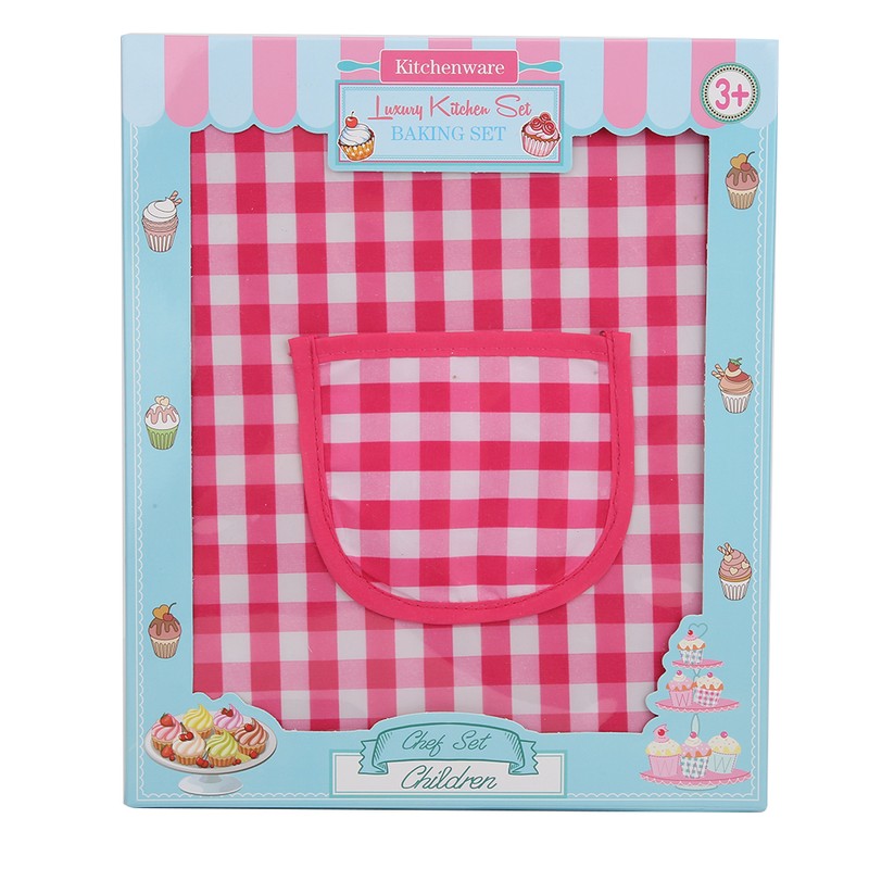 DIY Kid Cooking Baking Set Kitchen Role Play Apron Children
