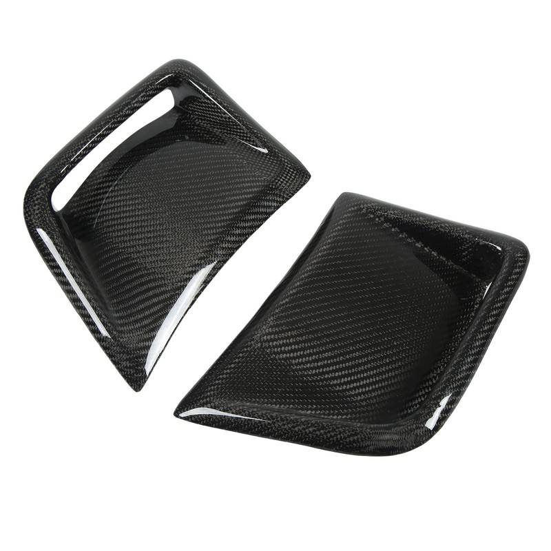 Carbon Fiber Front Bumper Side Vent Cover Replacement for STI