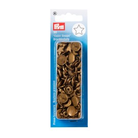 Prym 393211 sew-Free Popper Colour Snaps Star Gold, Silver, One Size