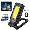 10L0L Golf Cart LED Dome Light, 360° Rotatable Magnetic Rechargeable