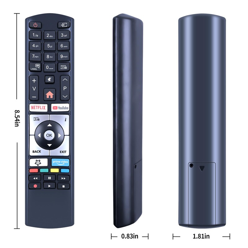 GOUYESHO New Replacement Remote Control for Telefunken Edenwood Smart TV