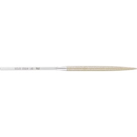 Pferd DF4152140D126 Diamond Needle File Half-Round 140mm, Silver, 140 mm