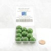 Green 19mm Glass Marbles Pack of 10 Wondertrail