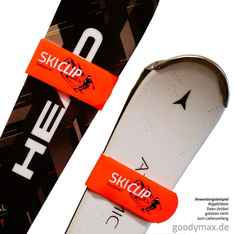 Goodymax 2 x Ski Clip Alpine Ski Clip Ski Clip