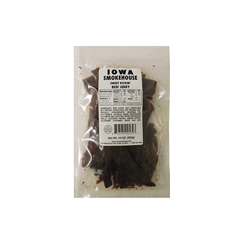 Smoked Beef Jerky - 10oz Package (Sweet Kickin')
