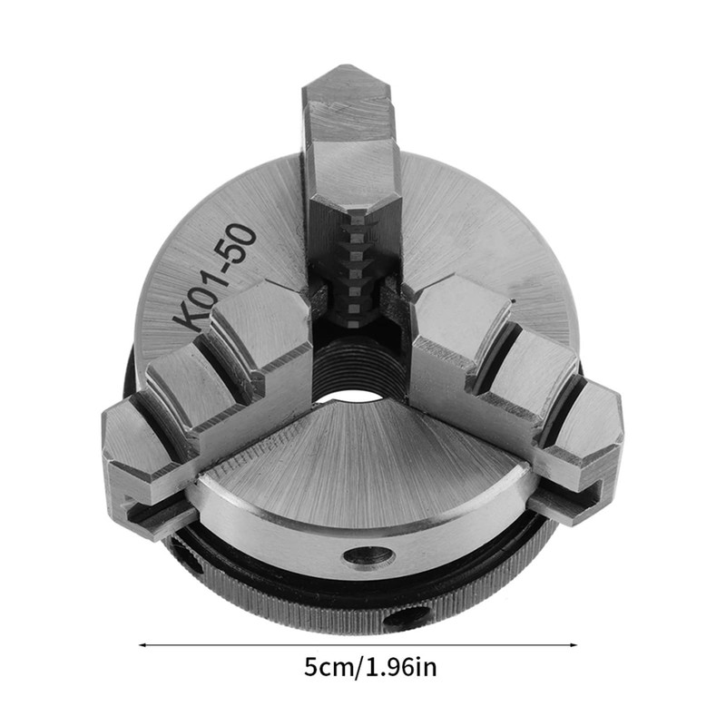 K01-50 2 Lathe Chucks Mini 3 Jaws Self-Centering Hand Lathe