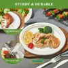 Disposable Paper Plates Extra Strength White Super Rigid Bagasse Plates