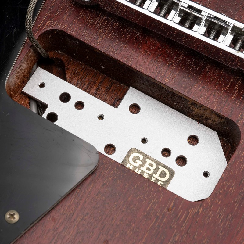 GBD MUSIC P90 Pickup Mount Plate (Inch, Mini Ham Compatible)
