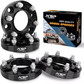 KSP 4pcs 1" (25mm) 6x5.5 hubcentric wheel spacers 14x1.5 for 2024+ Toyota Tacoma