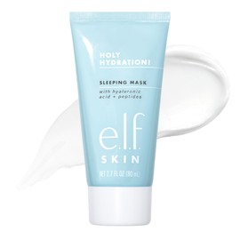 e.l.f. Holy Hydration Sleep, Ultra-Hydrating Dual-Use Face Mask, Replenishes  Nourishes Dry Skin for a Plumped up Complexion, White, 2.7 Fl Oz, 80 ml 