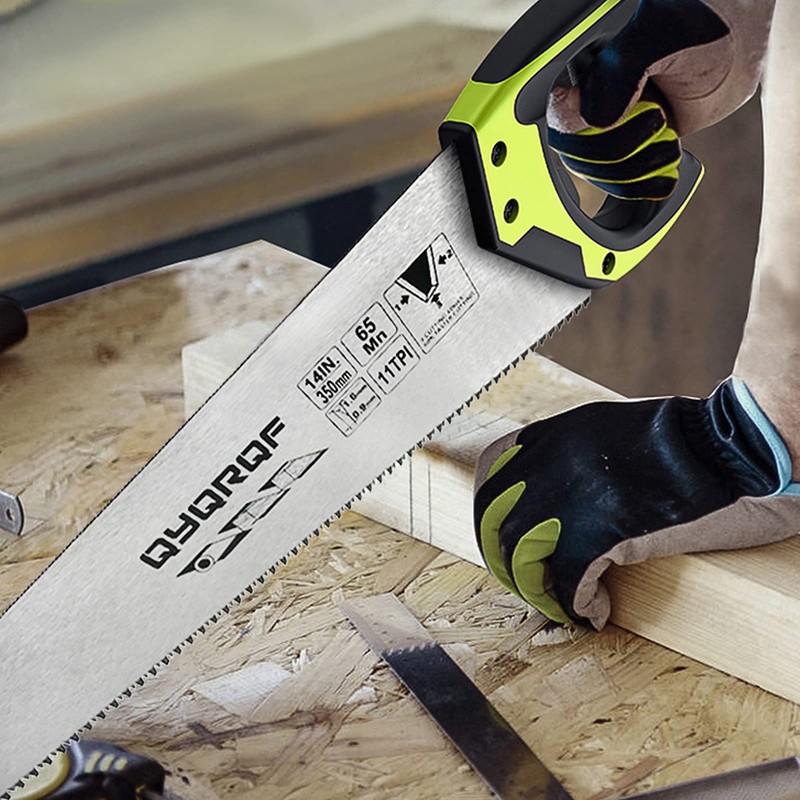 14 in. Pro Hand Saw, 11 TPI Fine-Cut Soft-Grip Hardpoint