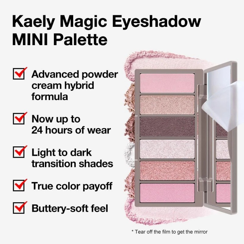 evpct 6 Color Mini Eyeshadow Makeup Palette for Women Natural