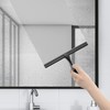 HIWARE All-Purpose Shower Squeegee for Shower Doors, Bathroom, Window and