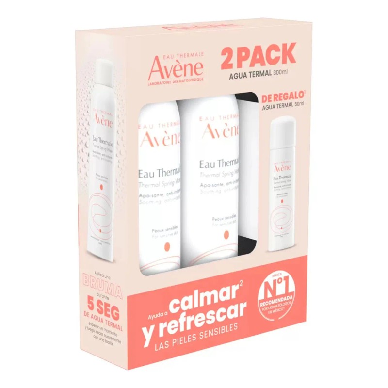 Kit De Agua Termal Avène 2 De 300 Ml +