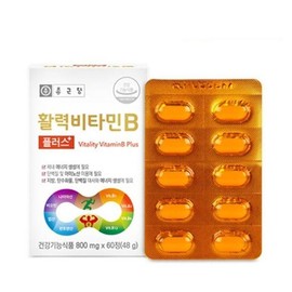 SellerHub VT-HY Chong Kun Dang Vitality Vitamin B Plus 800mg x 60 Tablets (S14194324) / VT-HY 종근당 활력비타민B 플러스 800mgx60정 (S14194324)