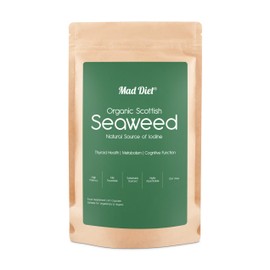 Mad Diet Organic Scottish Seaweed | Health Support | Natural Source of Iodine | Sustainably Sourced | Zero Additives | 60 Capsules –2 Month Supply | Suitable for Vegans