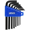 Laser 0267 Imperial Hex Key Set 8pc