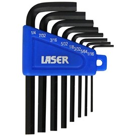 Laser 0267 Imperial Hex Key Set 8pc