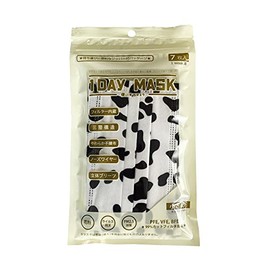 1DAY MASK Small Size DALMATIAN 7 Pieces Per Bag Set of 2 Non-woven Mask Pattern Mask