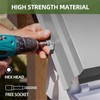 #10 x 1 (200 PCS) Metal Roofing Screws with Rubber
