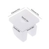 EMSea 20x Vehicle Screw Grommets Insert Expanding Nuts White Plastic
