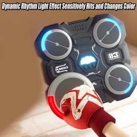 Music Boxing Machine,Smart Bluetooth Boxing Machine,Wall Mounted Music Punching Machine,Boxing Music Trainer for Home Boxing Gym