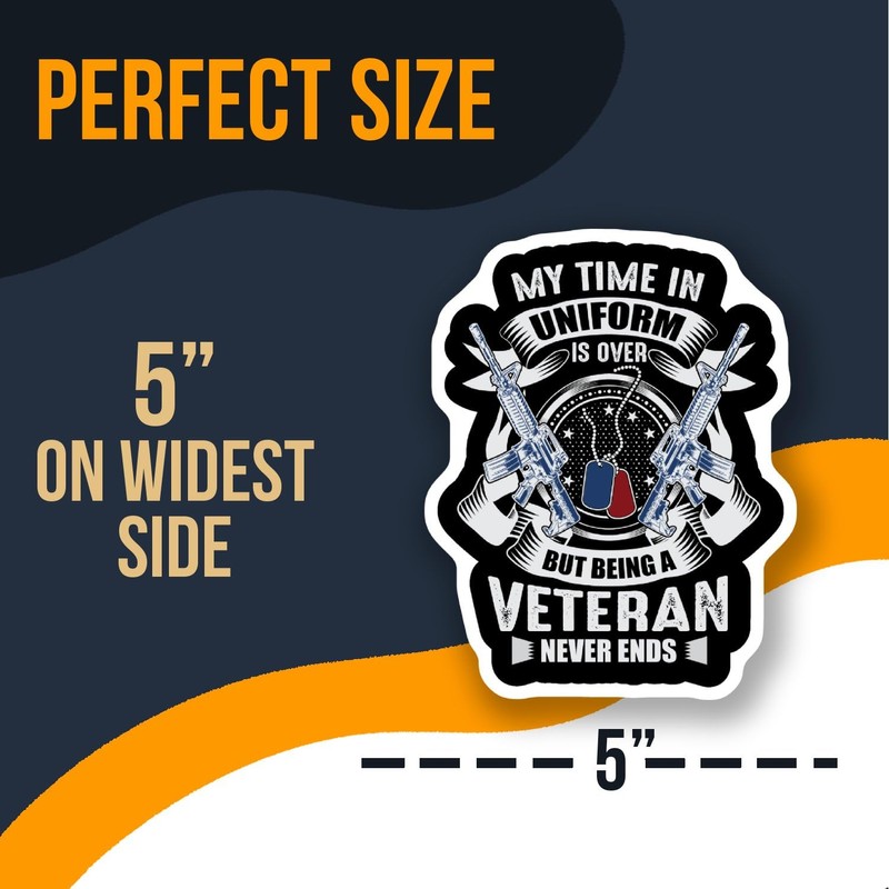 Veteran Sticker - Durable Home Decor - AAS0953