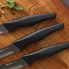 Wanbasion Black Non Serrated Steak Knives Set, Steak Knife Set