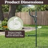 Stalwart 75-ST6009 In The Ground Hose Management Bracket, 50' Capacity