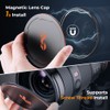 K&F Concept 49mm Magnetic Lens Cap, Magnetic Adhesion, Convenient Installation,