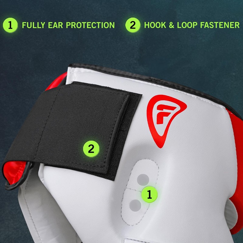 Boxing Head Guard Kick Boxing Head Protection Rex Leather Color