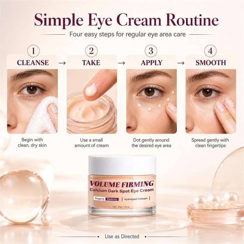 Crema de Ojos Calcium para Ojeras e Hinchazón con Niacinamida