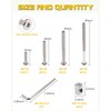 Crib Screws Bolts Hardware Replacement Kit, 28 Set M6 Bolts