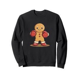 Sugar and Spice with this Gingerbread Man Boxing Costume Sweatshirt