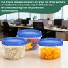 ISUSSER 12 Pack Freezer Containers with Screw On Lids, 12