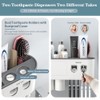 BHeadCat Toothbrush Holders Wall Mounted, Toothbrush Holder with Automatic Toothpaste