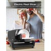 FOHERE Electric Meat Slicer 200W Deli Slicer for Home with
