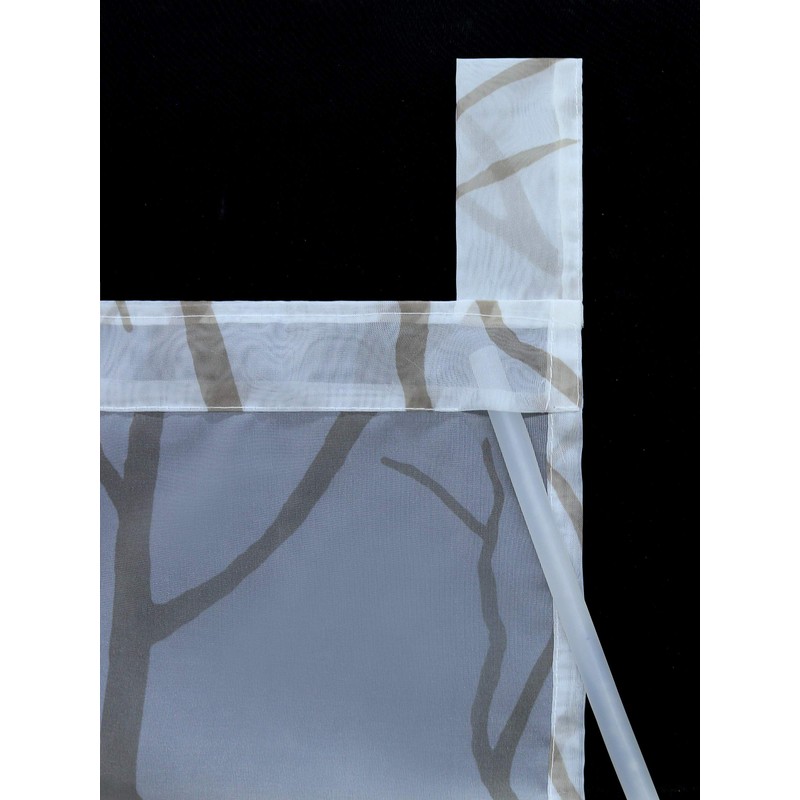 ESLIR Sliding Curtains Set of 2 Panel Curtains with Loops