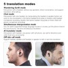Y113 Language Translator Earbuds, Supports 84 Languages Online Offline Instant
