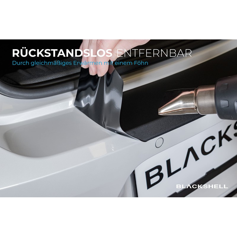 Blackshell® Basic Boot Sill Protector Film Compatible with VW Polo