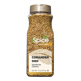 iSpice PREMIUM CORIANDER SEED |100% Natural, Coriander is Gluten Free and Non-GMO Spice |Essential Kitchen Herbs (11 OZ)