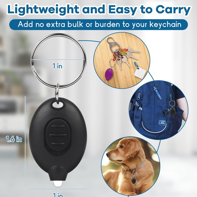Uaimvie 6 PCS LED Keychain Flashlight Mini Keychain Light Ultra