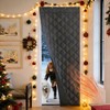 NICETOWN Warm Curtains for Winter, Windproof Waterproof Soundproof Door Shade