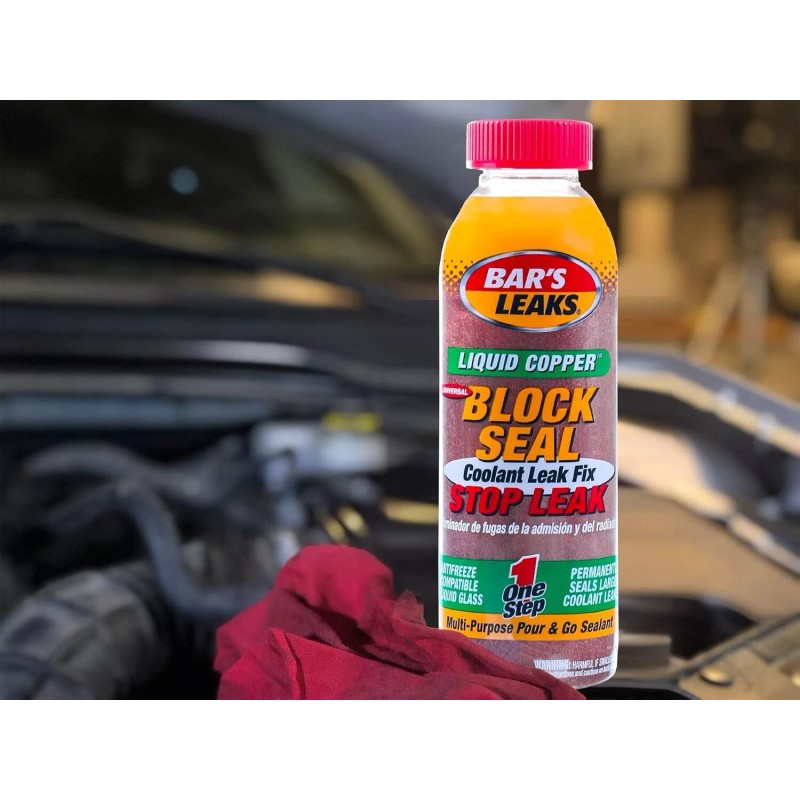 Bar's Leaks 1109 Block Seal Liquid Copper Intake and Radiator