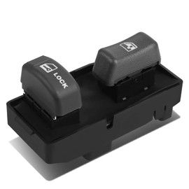 DNA Motoring WSW-072 Master Power Window Switch Compatible with 95-04 C/K Blazer Sonoma Yukon Bravada Fits Front Passenger Seat with Power Windows Only, Matte