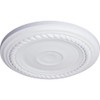 7 7/8"OD x 3/4"P Small Alexandria Ceiling Medallion (Fits Canopies